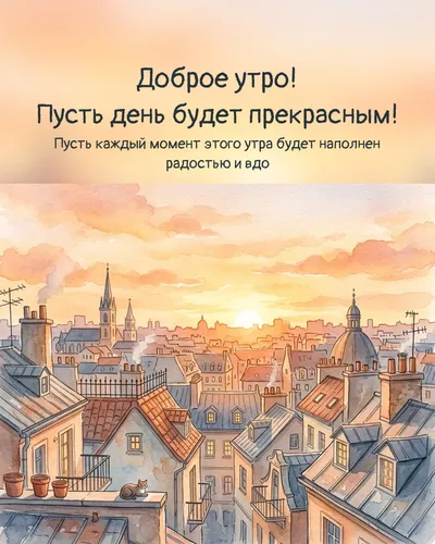 Доброе утро! Пусть день будет прекрасным! — morning city 09